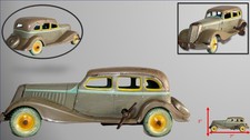 Vintage 1930's Pre-War Japanese Tin Lithographed Clockwork Graham 4-door Sedan picture