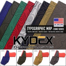 Infused KYDEX® Sheet - Topographic Map­ Camo Series - (Multiple Sizes Available) picture