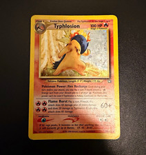 Pokemon TCG Typhlosion 17/111 Neo Genesis Unlimited Holo Rare picture