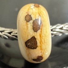 Trollbeads Porcelein Cream Base With Sparkling Spots EVENT ONLY UNIQUE OOAK picture
