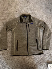 Patagonia Men’s Full-Zip Fleece Jacket Gray Outdoor no size tag but likely S/M picture