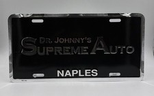 Dr. Johnny’s Supreme Auto Metal Dealership License Plate Naples Florida picture