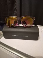 Marc By Marc Jacobs Sunglasses MMJ 360/N/S Tortoise Pink Purple Mirror Lens picture