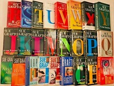 Big Lot 25 Sue Grafton PB Book Complete Set Alphabet Kinsey Millhone Series A-Y picture