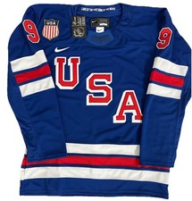 Jack Eichel USA Navy 2026 Olympics Jersey Mens Small S RARE New Vegas Knights picture