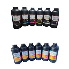 Wholesale Mix A Case Of 8 Total Hard Solid UV Ink & Soft Flexible UV Ink 1000ml picture