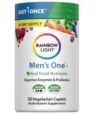Rainbow Light Multivitamin for Men, Vitamin C, D & Zinc, Probiotics, Men's One M picture
