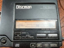Sony Discman D-555 Vintage Portable CD Player May 1990 w/ Original AC Adapter picture