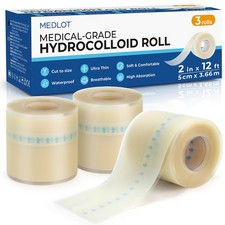 3 Rolls Hydrocolloid Roll for Wound Care Medical Grade Hydrocolloid Bandage picture