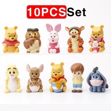 10pcs/set Cartoon Winnie The Pooh Action Figure Toy Pooh Bear Tigger Eeyore Pigl picture