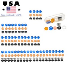 US Dental overdenture Locator Abutment Retention Caps Male Cap Inserts Set picture