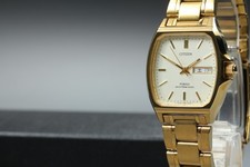 CITIZEN Forma Gold KANJI Quartz Mens Watch 2565-H23559 Vtg 1989 Near MINT JAPAN picture