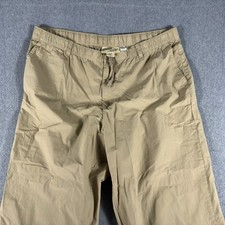 Orton Brothers Vermont Country Store Mens 100% Cotton Beige Pants XL Flap Pocket picture