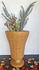 Longaberger Floral Vase Basket 2003 Collectors Club Edition 11