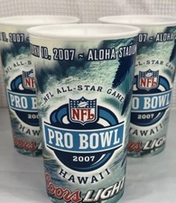 NFL Pro Bowl 2007 Stadium Cups AFC vs NFC Stadium Cups (3) WOW Great Roster Year picture