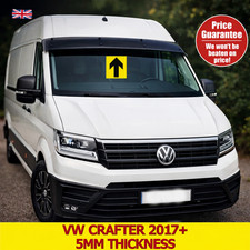 FOR VW VOLKSWAGEN CRAFTER 2017+ SOLID SUNVISOR SUN VISOR WIND DEFLECTOR picture