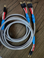 Canare 4S11 Star Quad Bi-Wire Speaker Cables Made by Legend Audio. 7 footers picture