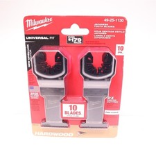 Milwaukee Uni Fit Japanese Tooth Oscillating Blades Hardwood-10Pack Factory Seal picture