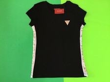GUESS Los Angeles Women’s Short Sleeve T-Shirt SMALL Black w/Gold, White NEW picture