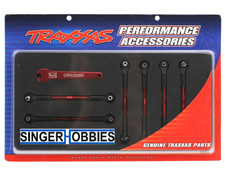 Traxxas 5539x 7075-T6 Aluminum Turnbuckles RED 58mm Camber/Toe Link TRA1 picture