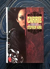 CARRIE ~ STEPHEN KING  (Doubleday, 1974) HCDJ BCE Vintage Horror VG picture