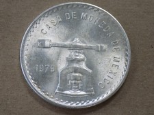 1979 Mo Mexico Una Onza 1 oz Silver Casa De Moneda picture