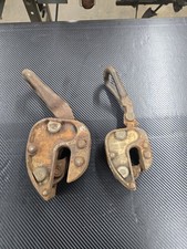 Pair Of Merrill Bros 1-Ton Steel Lifting Clamps picture
