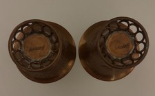 Pair Vintage Serge Nekrassoff  Hammered Copper Candle Holders picture