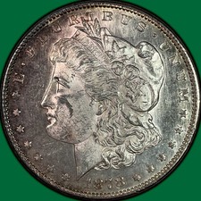 1878-S Prooflike Morgan Dollar Brilliant Uncirculated BU Coin #47290 picture
