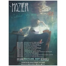 Hozier Wasteland Baby Tour Poster May To June 2019 Concert Edition picture