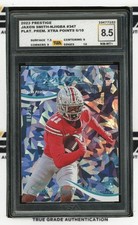 2023 Panini Prestige Rookie Jaxon Smith-Njigba #347 Plat. Prem. 6/10 TGA 8.5 picture