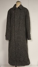 Vintage Kevin & Howlin Dublin Donegal Tweed Handwoven Long Wool Overcoat Unisex picture