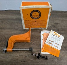 Jorgensen 1623 Hold-Down Clamp 3” Capacity Made in USA Vintage Tool in Box  picture