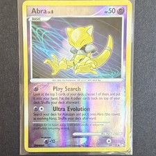 Pokémon TCG Abra LV.8 Reverse Holo Card 69/123 Mysterious Treasures 2007 picture