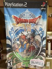 Dragon Quest VIII Journey of the Cursed King 5' Flag Banner Sony PS2 PlayStation picture