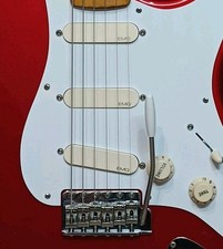 Vintage'57 FENDER 10/32 Bridge 3/16 Bar Gilmour RED STRAT 51/5 SHORT ARM Lever picture