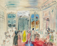 Raoul Dufy A Presentation at Schiaparelli :  Giclée Art Print 1935 picture