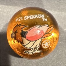 Pokémon Spearow #21 ToyBiz 1st Edition Printed Glass Toy Marble Vintage 1999 picture
