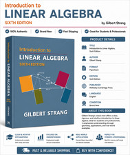 Introduction to Linear Algebra (Gilbert Strang, 5) Sixth Edition picture