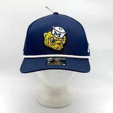 Nike University Michigan Wolverines Snapback Rope Hat Blue NWT UM M/L Rise Cap picture