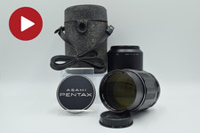 [N MINT] 6 Elements PENTAX SMC Takumar 135mm F2.5 M42 MF Lens Case Hood Caps picture