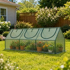 Aoodor 9 x 3 x 3FT. Mini Greenhouse Kit Garden Portable Flower Yard Outdoor picture