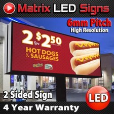LED Sign Outdoor Full Color 2 Sided LED Programmable Message Digital Sign P6 picture