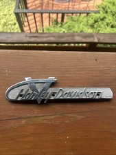 RARE 1955-1956 Harley Davidson V Tank Emblem Original picture