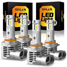 OXILAM 33000LM 9005 9006 LED Beam Headlight High Low Beam Bulb Super Bright picture