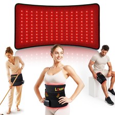 Lovank Cordless Red Light Therapy Mat, Vibration, 5000mAh, 11.8 x 23.6 in picture