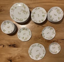 Antique Haviland Limoges France China Set | Believed to Be Schleiger 62 | 47 Pcs picture