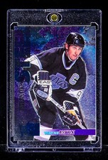Wayne Gretzky RARE VINTAGE SILVER METAL FOIL INSERT CARD Kings GOAT picture