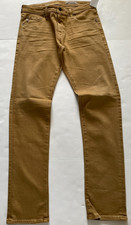 AG ADRIANO GOLDSCHMIED JEANS TELLIS MUSTARD GOLD SIZE 31 X 33 NEW picture