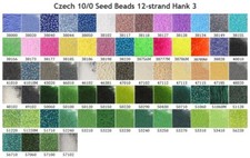 Czech 10/0 Preciosa Rocaille Glass Seed Beads 12-strand Hanks 3 picture